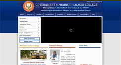Desktop Screenshot of gdcbhanupratappur.com
